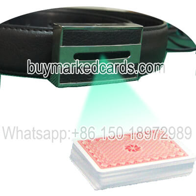 belt spy camera with poker cards tricks