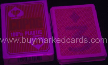 100% plastic marked cards