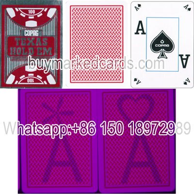 Copag Texas Holdem Dual Peek marked playing cards