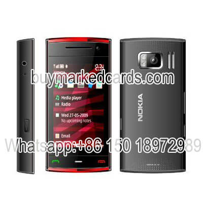 Nokia X6 hiden spy scanning camera
