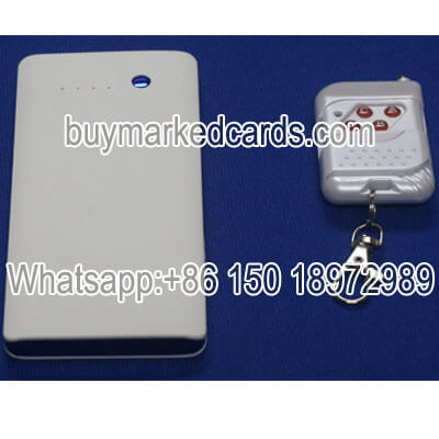 Power bank playing cards scanner